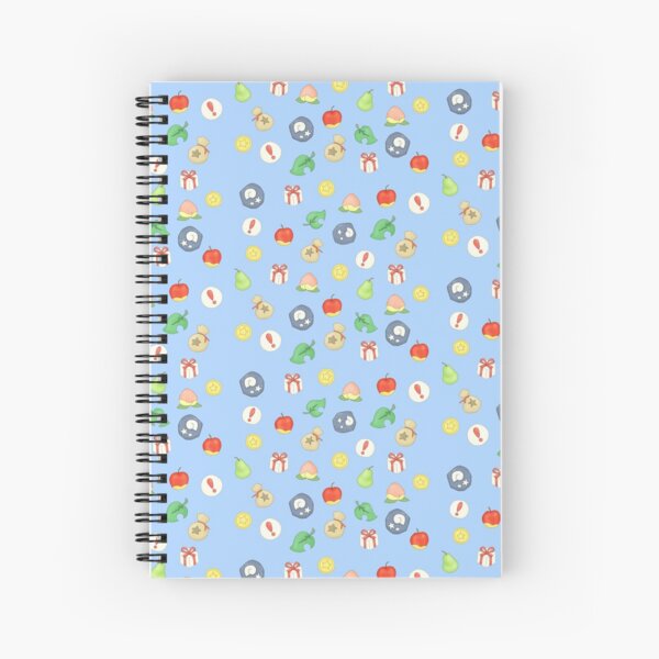 Animal Crossing Logo Pattern Cuaderno de espiral