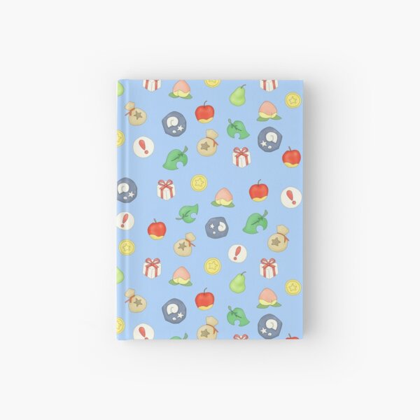 Animal Crossing Logo Pattern Hardcover Journal