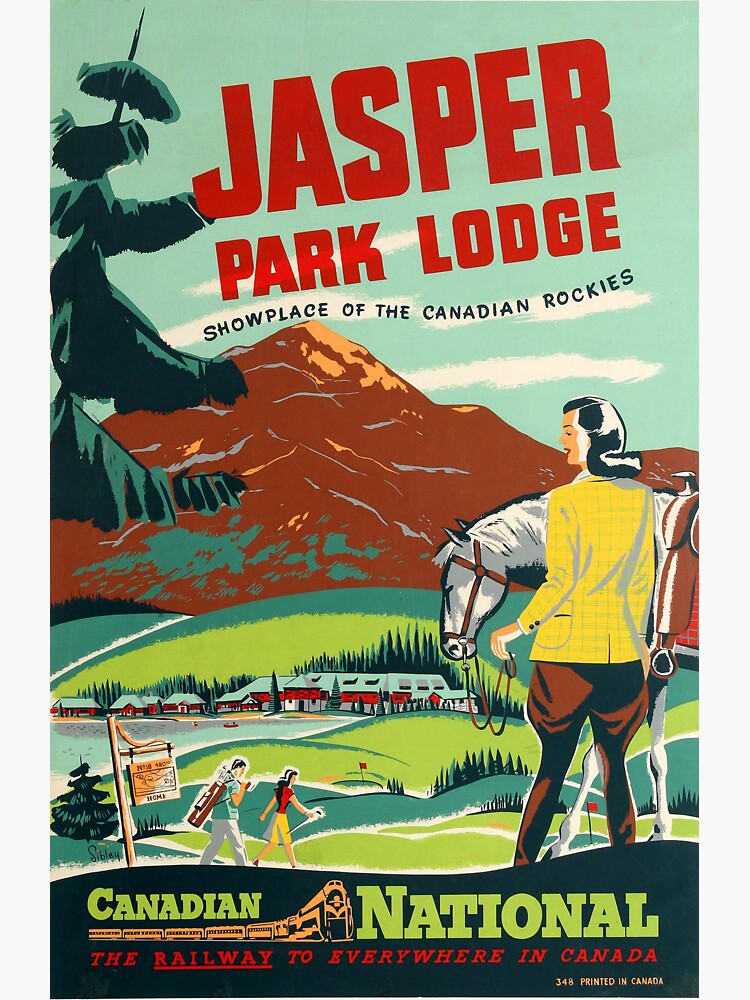 "Jasper Park Lodge, Canada" Sticker for Sale by jenniewatson Redbubble
