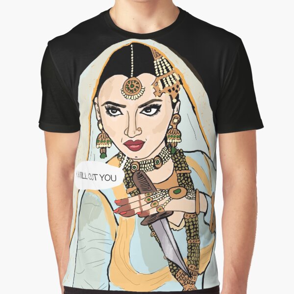I will cut you -rekha Graphic T-Shirt
