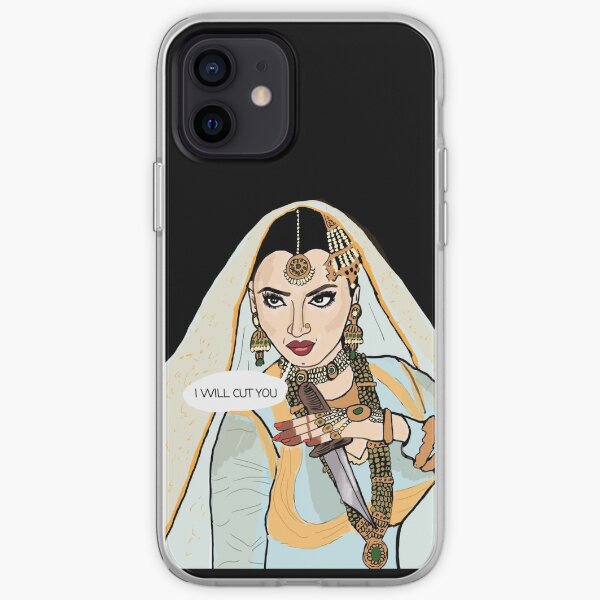 I will cut you -rekha iPhone Soft Case
