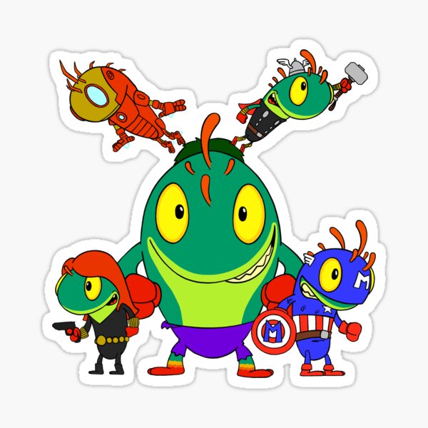 Vista previa del artículo con la obra «Murloc-avengers Assemble», diseñado y vendido por joshatomic.