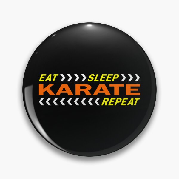 Item preview, Vintage Eat Sleep Karate Repeat Quotes designed and sold by Trostberger.