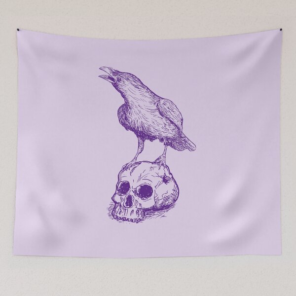 Item preview, Purple Raven designed and sold by Swooncake Press.