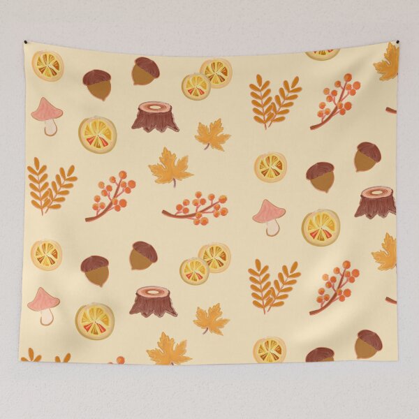 Item preview, Fall leaves seamless pattern l autumn l welcome fall designed and sold by Bossin.