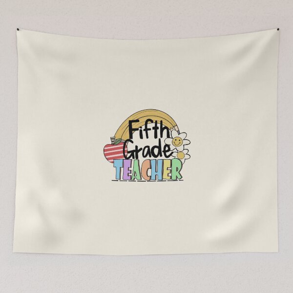 Item preview, fifth grade teacher designed and sold by JavierShih.
