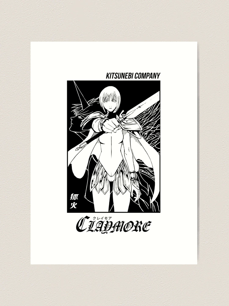 Clare and Priscilla Anime Manga Claymore Gift Fan