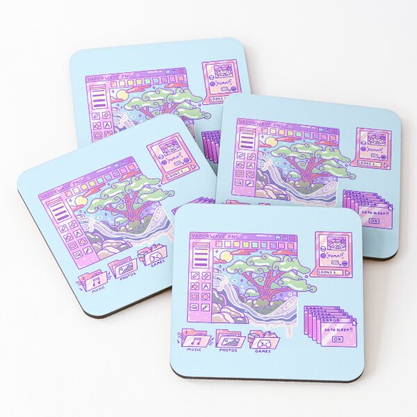 Item preview, Vaporwave desktop designed and sold by kukurbee.
