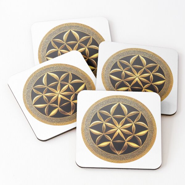 Item preview, Stitched golden geometry designed and sold by diamdesign.