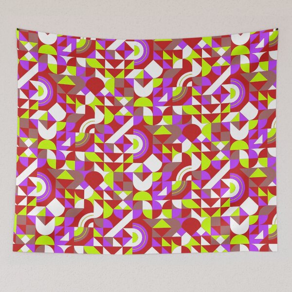 Item preview, geometric colorful patterns conceptual Art - Abstract Neo Geo graphic design designed and sold by Design Repo.