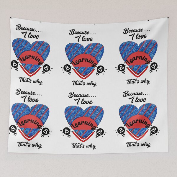 Item preview, Because I love learning, that's why...  designed and sold by Chakilogy.