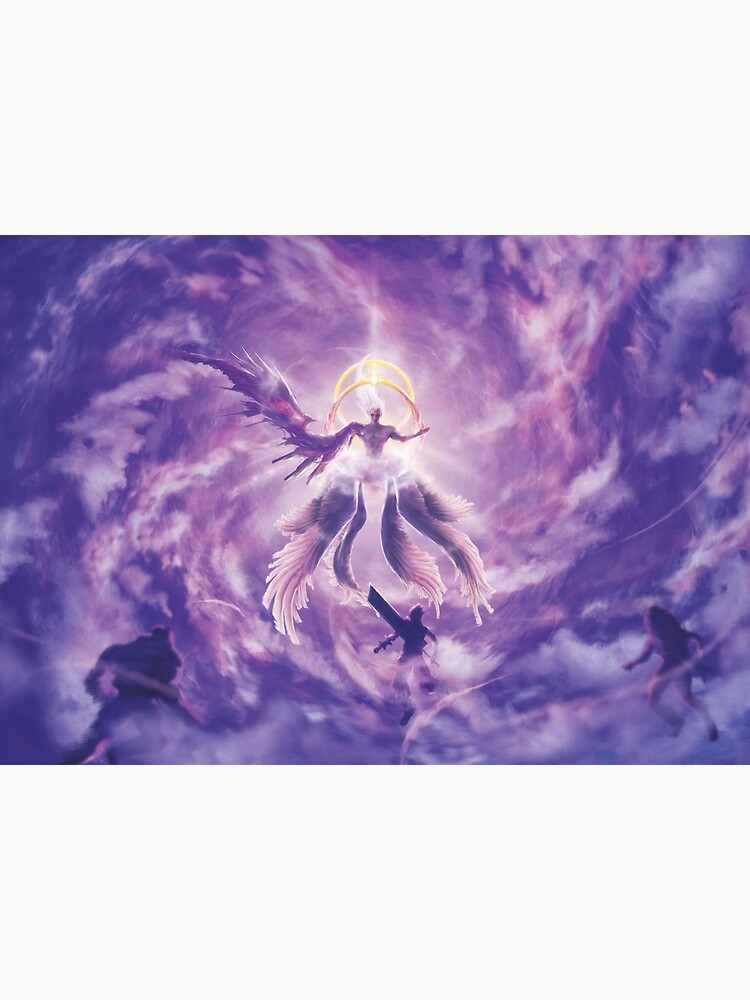 Thumbnail 4 of 4, Metal Print, One Winged Angel (2nd edition - Only 50 prints!) designed and sold by orioto.