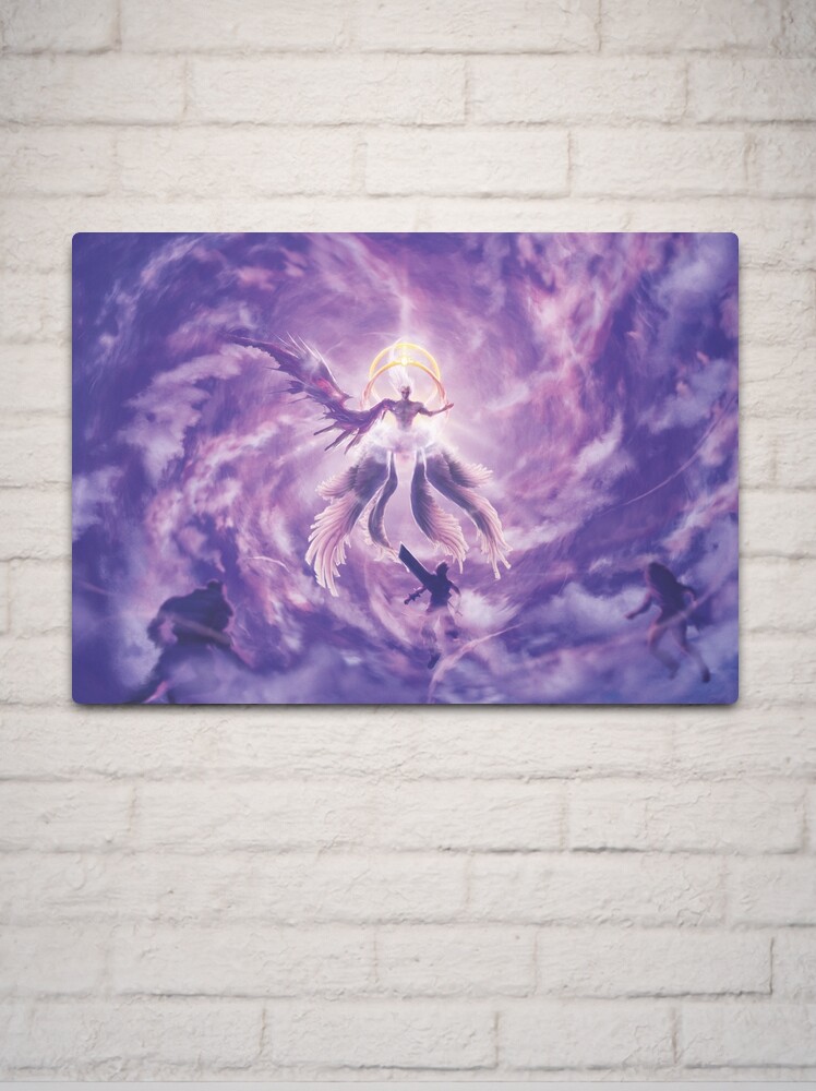 Thumbnail 2 of 4, Metal Print, One Winged Angel (2nd edition - Only 50 prints!) designed and sold by orioto.