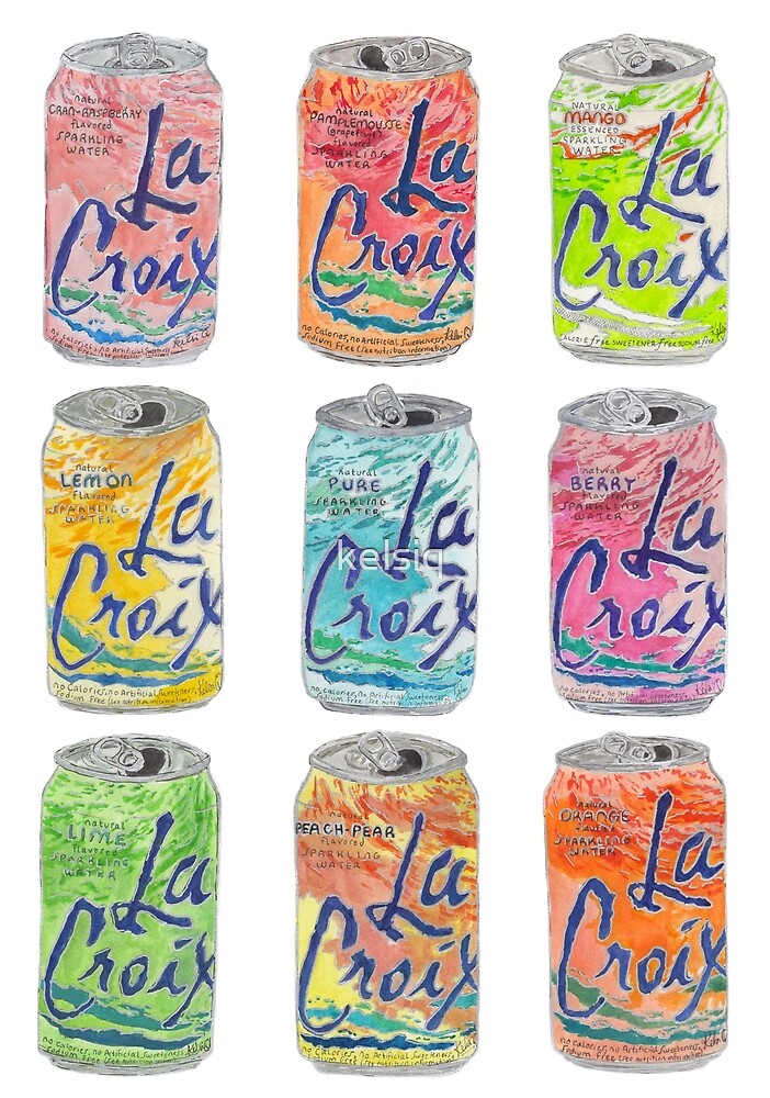 "La Croix Cans" by kelsiq | Redbubble