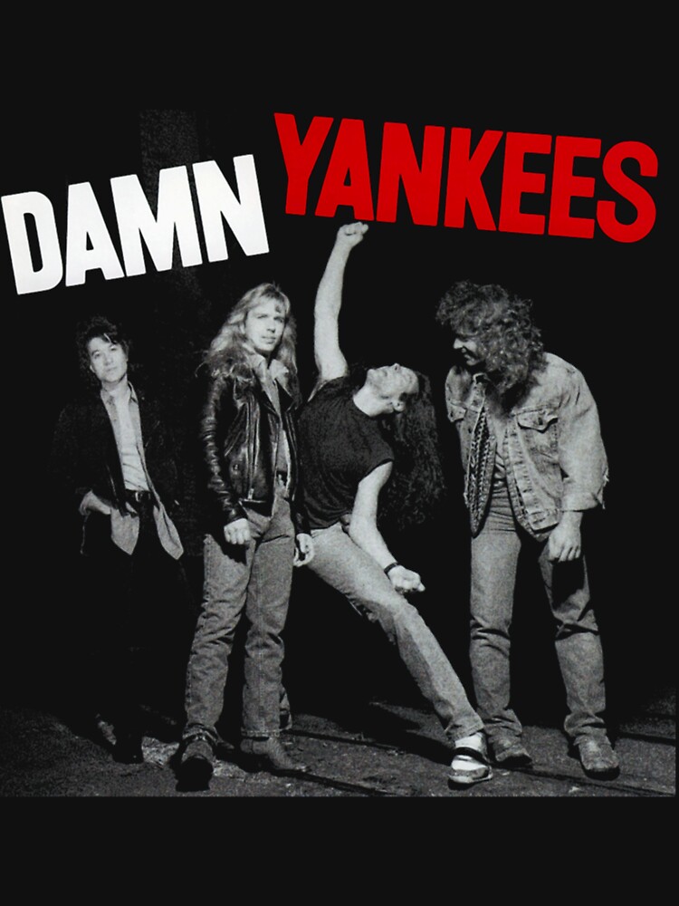 DAMN YANKEES DAMN YANKEES 1990 NEW BLACK T-SHIRT - Best Rock T-shirts