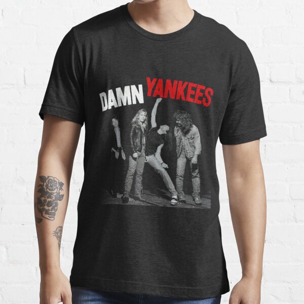 DAMN YANKEES DAMN YANKEES 1990 NEW BLACK T-SHIRT - Best Rock T-shirts