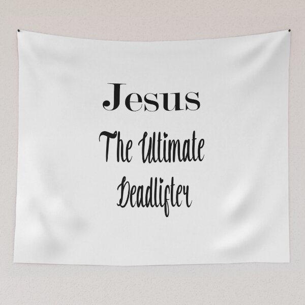 Item preview, Jesus The Ultimate Deadlifter Funny Vintage designed and sold by toufikpromo.