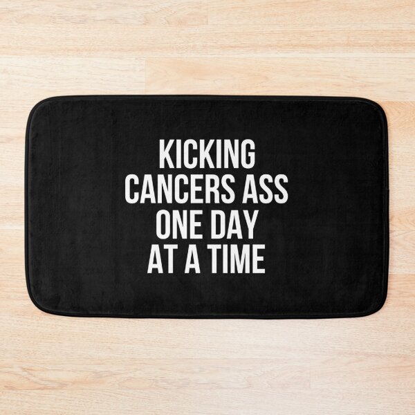 Item preview, Kicking Cancers Ass One Day At A Time T-Shirt Essential T-Shirt designed and sold by megandebbiesc.