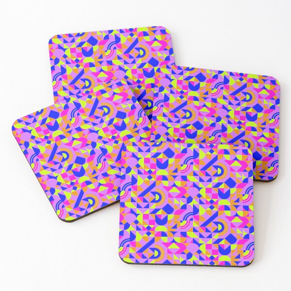 Item preview, geometric colorful patterns conceptual Art - Abstract Neo Geo graphic design designed and sold by Design Repo.