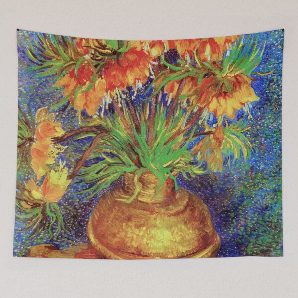 Item preview, Imperial Fritillaries in a Copper Vase designed and sold by SimpleJoyStyle.
