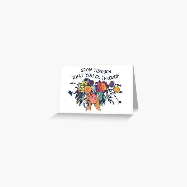 Item preview, Grow Through What You Go Through designed and sold by fabfeminist.