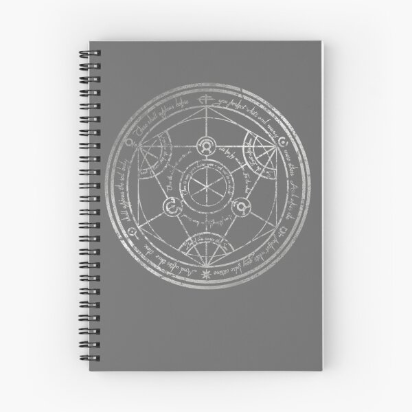 Item preview, Human Transmutation Circle - silver grunge designed and sold by JeanieBernhard.