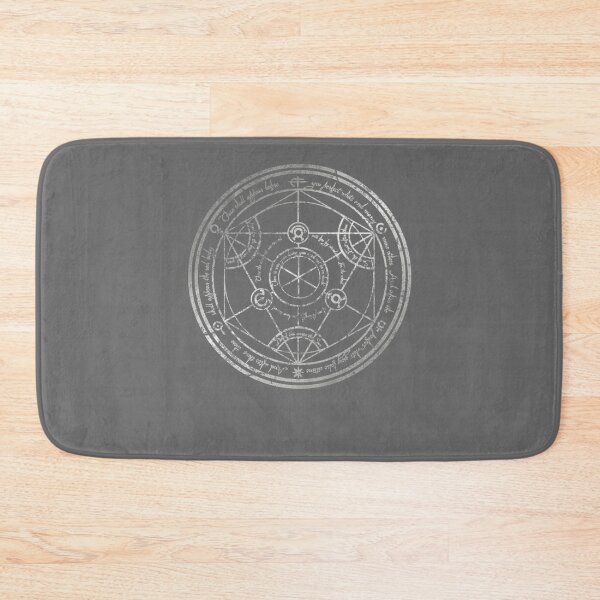 Item preview, Human Transmutation Circle - silver grunge designed and sold by JeanieBernhard.