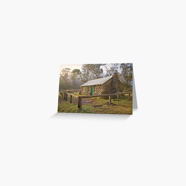High Country Hut Greeting Card