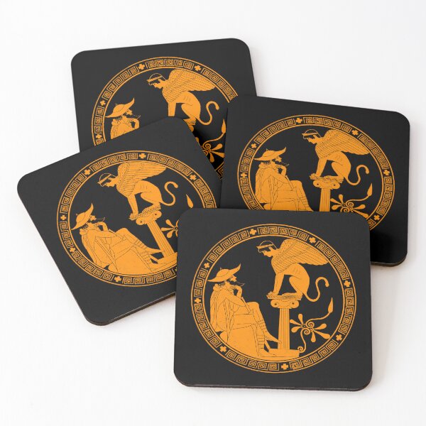 Item preview, Oedipus and the Sphinx designed and sold by archaeologyart.