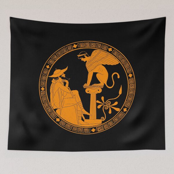 Item preview, Oedipus and the Sphinx designed and sold by archaeologyart.