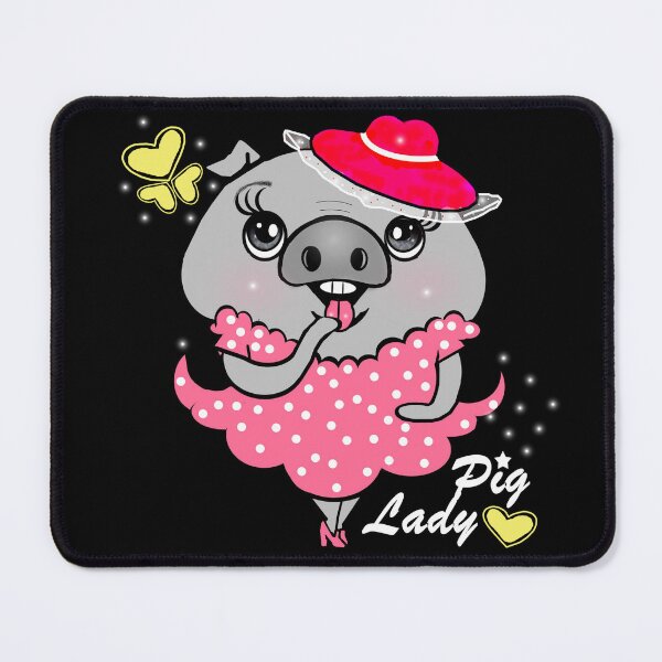 Item preview, Pig lady  designed and sold by Shirley cute art .