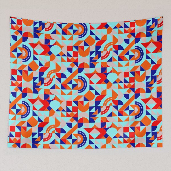 Item preview, geometric colorful patterns conceptual Art - Abstract Neo Geo graphic design designed and sold by Design Repo.