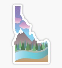 Idaho Illustrated Sticker