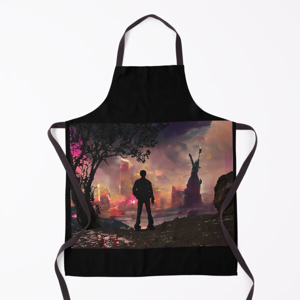 Item preview, Apocalyps New york painting AI generated designed and sold by Oliver-B.