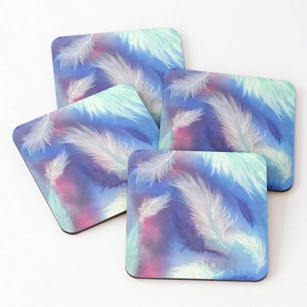 Item preview, Falling Winter Feathers designed and sold by PaintedPuffer.
