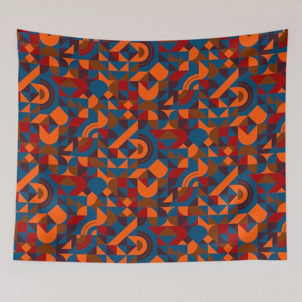 Item preview, geometric colorful patterns conceptual Art - Abstract Neo Geo graphic design designed and sold by Design Repo.