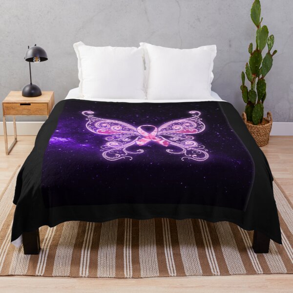 Item preview, Faith Hope Love Breast Cancer Purple Butterfly designed and sold by BrigitteSchade.