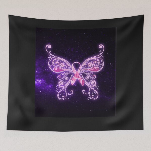 Item preview, Faith Hope Love Breast Cancer Purple Butterfly designed and sold by BrigitteSchade.