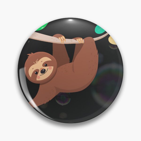 Item preview, Stay Out Of My Bubble Cute Masked Sloth designed and sold by BrigitteSchade.