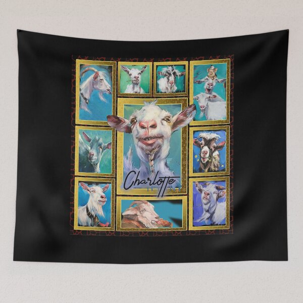 Item preview, Goat Picture Art Colorful designed and sold by ChristophLuckel.