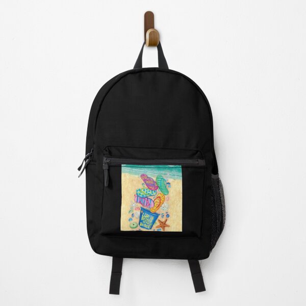 Item preview, Life Is Better At The Beach Flip Flops Junkie Art Colorful designed and sold by ChristophLuckel.