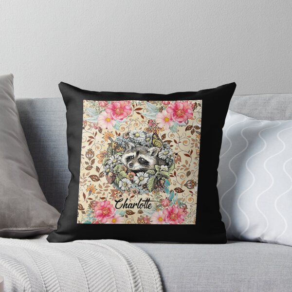 Item preview, Raccoon Funny And Flower Art Classic designed and sold by ChristophLuckel.