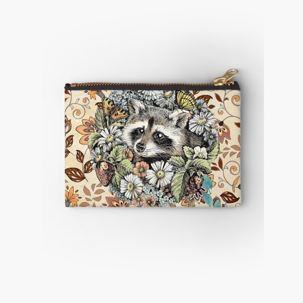Item preview, Raccoon Funny And Flower Art Classic designed and sold by ChristophLuckel.