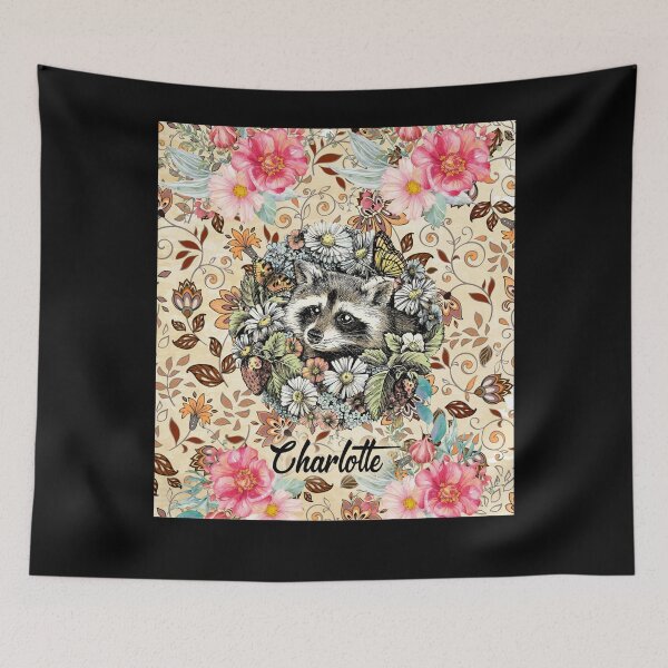 Item preview, Raccoon Funny And Flower Art Classic designed and sold by ChristophLuckel.