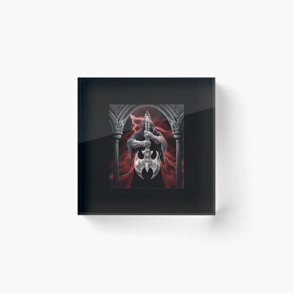 Item preview, Rock Death Play Music Rock Black And Red designed and sold by ChristophLuckel.
