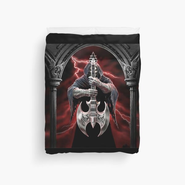 Item preview, Rock Death Play Music Rock Black And Red designed and sold by ChristophLuckel.