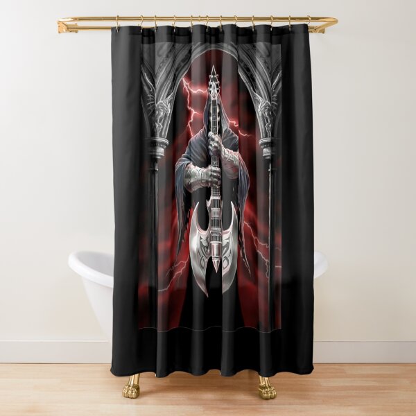 Item preview, Rock Death Play Music Rock Black And Red designed and sold by ChristophLuckel.