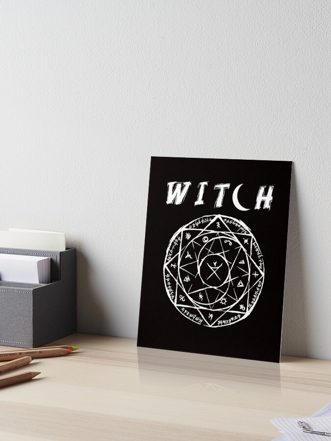 Witch Symbol | Witchcraft Coven | Witches Wicca | Poster