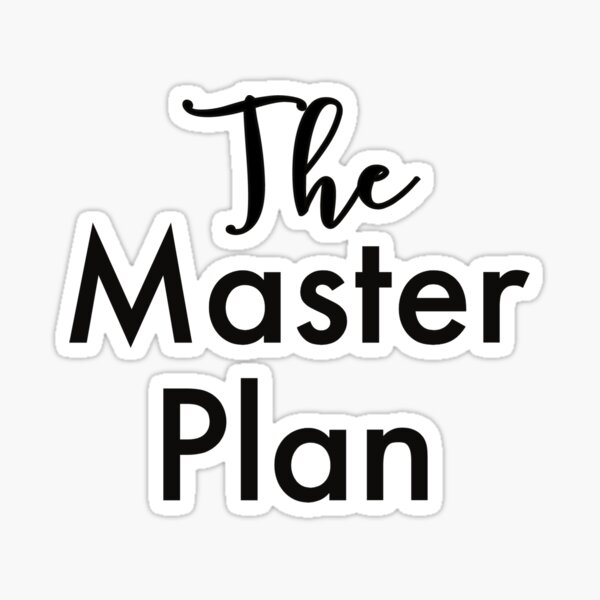 Item preview, The Master Plan designed and sold by ArtBySymone.