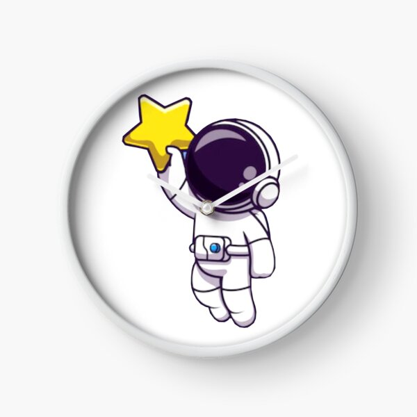 Item preview, Cute astronaut holding a golden star cartoon. designed and sold by BEAUTY ⭐⭐⭐⭐⭐.